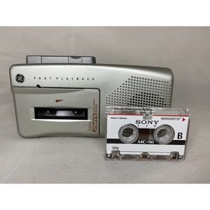 GE Fast Playback Auto Voice Recorder Micro-Cassette Model 3-5375 Working
